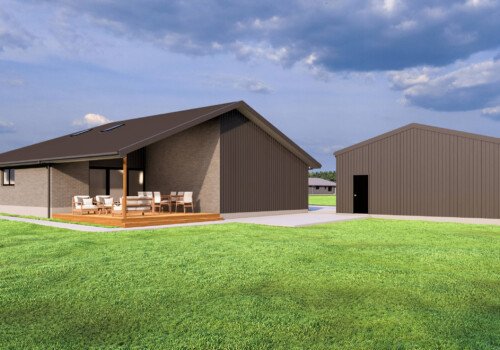 Residential building designer creating house plans