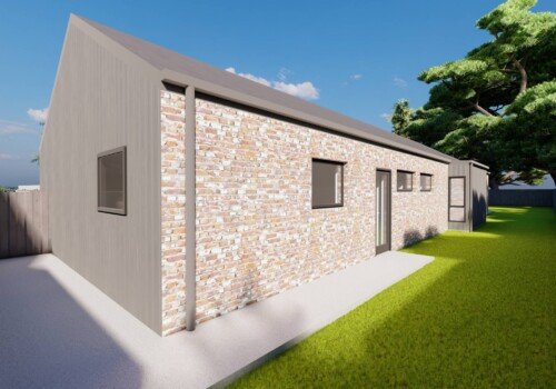 Modern residential floor plan design