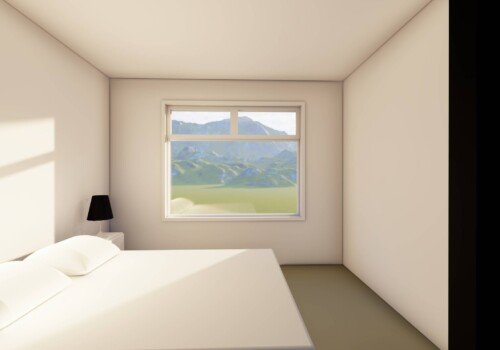 Residential designer working on house elevations