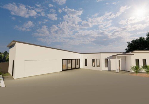Residential design drawings using CAD